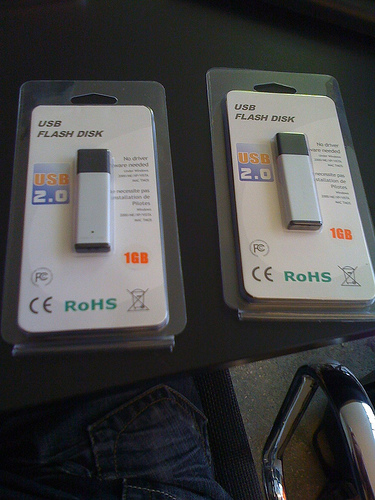 2 cles USB 1 Go